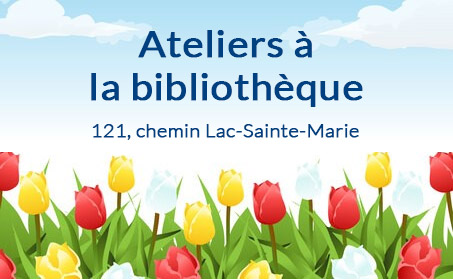 biblio ateliers mars avril 2025